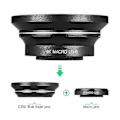 Miniatyrbillede 3 af 5: 30mm 37mm 0.39X Full HD Vidvinkel Makroobjektiv til Ordro Digitalt Videokamera Camcorder