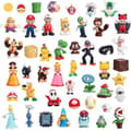 48-pack Super Mario Bros. Minifigurer Dockmodellprydnader - Perfekt YZCJY