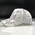 Miniatyrbillede 5 af 6: Simpel Dame Baseball Kasket Maleri Broderi Blomster Piger Snapback Hatte Kvinde Dame Kasket Mesh Sommer Fiske Solhat（1）