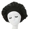 Miniatyrbillede 1 af 5: Sovehætte - Satin Bonnet - Sovehætte Sort one size sort black