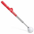 Infällbar Golfs Swing Practice Assistant Stick Professionell Golfs Swing Grip Trainers för Chipping Putting TrainingCJY Red