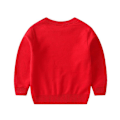 Miniatyrbillede 2 af 5: Småbørn Drenge Piger Sweater Strikket Jule Sweatshirt Små Børn Pullover Bomuld Vinter Varme Toppe Frakke Tøj Elk 120CM