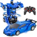 Fjernstyrt bil, transformerende RC-bil for gutter 2-i-1 transformerende robot RC-bil - PerfectCJY