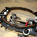 Miniatyrbillede 3 af 5: Stringningsklemme med bredt hoved, 3 fjedre, startklemme til tennisracket Red