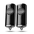 Handheld Garage Door Opener for Hörmann HSE1-868-BS, Gloss Black, 1-Button Function, for Hörmann HS1 HSE2 BiSecur