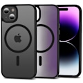 Miniatyrbillede 2 af 11: Tech-Protect iPhone 15 Cover MagSafe MagMat Mat Sort 70