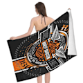 Miniatyrbillede 3 af 5: Harley Davidson-2 Badehåndklæde Unisex Håndklæder Mode Håndklæde Superfin Fiber Strandhåndklæder-DW674