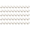 Miniatyrbillede 1 af 4: 20/50 stk. 4 mm Dia Enkelt Hul Keramisk Rør Højtemperaturbestandig Isolerende Rør Elektronisk Ledningsbundt Porcelænsbøsning 20Pcs