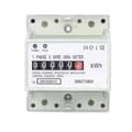 220V enfasig kWh-mätare, 100A analog elmätare