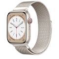 Miniatyrbillede 1 af 5: Milanese Loop Rem til Apple Watch i rustfrit stål med magnetisk spænde - 38/40/41 (med stik) - Stjerneskær + Sort 38/40/41mm