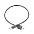 30 cm Typ C till Mini Usb Kamera Otg Kopieringskabel Svart