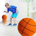 Miniatyrbild 2 av 4: Handleshh Tyst Basketboll, Tyst Träningsboll för Inomhusbruk, Obehandlad, Högelastisk, Med Korg