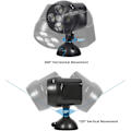 Miniatyrbild 3 av 5: Utomhuslampa med Rörelsesensor Vattentät, LED Strålkastare med Trådlös Sensor, Utomhussäkerhetslampa (2-Pack) 2pc