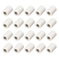 Miniatyrbillede 2 af 4: 20/50 stk. 4 mm Dia Enkelt Hul Keramisk Rør Højtemperaturbestandig Isolerende Rør Elektronisk Ledningsbundt Porcelænsbøsning 20Pcs