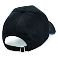 Miniatyrbillede 2 af 3: Beechfield Voksen Unisex Autentisk 5 Panel Piped Peak Cap One S Sort/Lys Kongeblå Black/Bright Royal One Size