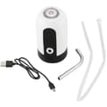 Vattenflaskpump, USB-laddande automatisk dricksvattenpump Bärbar elektrisk vattendispenser Black  white