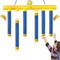 2025 Reflex Challenge Game - Hand-Eye Coordination & Reaction Training Toy, Adjustable Speed Drop Stick & Hand Speed Challenge Blue