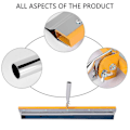Miniatyrbilde 4 av 5: Rustfritt stål Notched Squeegee Epoxy Cement Maling Belegg Selvnivellerende Gulv Gear Rake Con-c