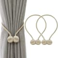 Gardinklämmor med magnetisk rem (2-pack) beige beige