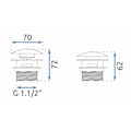 Miniatyrbild 3 av 3: Universal badpropp click-clack Rea Guld