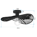 Miniatyrbild 4 av 4: PLAFOND LAMPA TOOLIGHT APP1832-1C SVART