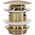 Miniatyrbild 1 av 3: Universal badpropp click-clack Rea Borstad Guld 6cm