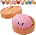 Glitter Dumpling, Glitter Dumpling Squishy with Box, Dumpling Sensory Squeeze Toy for Stress Relief Pink