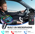 Pikkukuva 5 / 5: Bluetooth-auton FM-lähetin Bluetooth 5.0 autotarvikkeet, handsfree-auton Bluetooth, Bluetooth-auton musiikkisovitin, 2 USB + Type C [4.8A + 18W PD]
