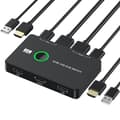 KVM HDMI-kompatibel svitsj 2-portboks USB HDMI-svitsj