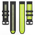 Miniatyrbillede 5 af 5: Dobbeltfarvede 18 mm silikone urremme til Forerunner 265S erstatningsrem Multicolor Style I