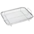1 pc Stainless Steel Grill Basket, Non-Stick Mesh Basket, Wire Basket