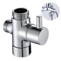 Diverter Valve Bathtub Shower 3-Way Diverter Valve Solid Brass G 1/2 Inch Shower Adapter Valve Gear