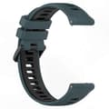 Miniatyrbillede 3 af 5: Dobbeltfarvede 18 mm silikone urremme til Forerunner 265S erstatningsrem Multicolor Style C