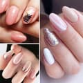 Miniatyrbild 5 av 6: 600 Pieces Short Nail Tips Short Oval Half Cover Fake Nail Tips 12 Sizes False Nails Tips With Box