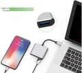 Pikkukuva 3 / 4: USB C–HDMI-moniporttisovitin, USB Type-C–4K HDMI / USB 3.0 & USB-C PD -pikalatausportti, digitaalinen AV-sovitin