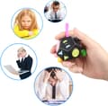 Stressavlastande leksaker 12 sidor Fidget ångest Stressavlastare kub D