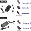 Miniatyrbillede 3 af 5: Smart oplader til elcykel og scooter, 36V XLR-stik (type A)