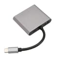 Miniatyrbillede 2 af 5: Type C til dobbelt HD-adapter USB C til dobbelt HD-dockingstation MST Multi-skærmvisning HD 4K-adapter