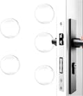 Door Handle Wall Protector - Self-Adhesive Silicone Rubber Door Stop - Door Handle Bumper Wall Protectors compatible with Home or Office