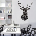 Miniatyrbild 4 av 5: Sika Deer Head Stereo Akryl Väggsticker