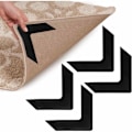 Miniatyrbild 1 av 8: Halkskyddsmatta för Mattor, 5-pack Mattgrepp för Laminatgolv, Halkfri och Anti-Curl Mattgrepp för Matta till Matta, Lämplig för Trä, Laminat