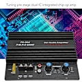 Miniatyrbillede 7 af 8: Bil Lydforstærker Plade 12V 600W Høj Effekt Bas Subwoofer Amp Plade til Biler