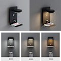 Miniatyrbild 4 av 5: Minimalistisk Design RV LED Sänglampa Läslampa, Justerbar Ljusstyrka 350° Roterbar Aluminiumbas Diffus Enhetligt Ljus För Sovrum Vardagsrum