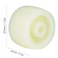 Miniatyrbillede 1 af 2: 10 stk. 1,5 tommer Nylon Hjul Nylon Rundt Trinse Rulle Hjul 40KG Maksimal Belastning