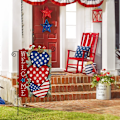 Miniatyrbillede 4 af 5: 4. juli Patriotisk Haveflag 30*45cm, Uafhængighedsdag