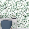 Miniatyrbillede 4 af 5: Peel and paste tapet eukalyptus blad vægmaleri hjem børneværelse