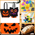 Miniatyrbillede 4 af 5: 4 stk Halloween Slikpose DIY Materialpakke Børnegaveposer