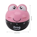 Miniatyrbillede 5 af 5: Pink Tegnefilm Maskine Timer Høj Præcision Justerbar 60 Minutter Mekanisk Køkken Koge Timer til Køkken Studie