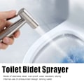 Miniatyrbilde 8 av 8: Toalett Bidet Sprøyte Effektiv Hygienisk Trykkdesign G1/2 Hanntråd Håndholdt Bleiesprøyte for Hjemmet