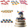 Miniatyrbilde 1 av 5: 35 stk Transportkake Topper - 5 modeller